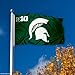 MSU Spartans Big 10 3x5 Flag