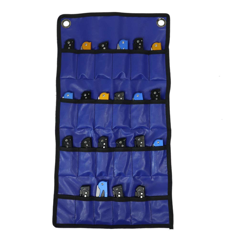 PU Leather Pocket Knife Roll, Small Knife Carrying Case, Folding Knife