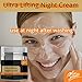 Lift and Firm – Ultra Night Cream – Anti Aging Formula with Natural Ingredients – Bleu Beaute 1.7 OZ with CoQ10 and Peptides