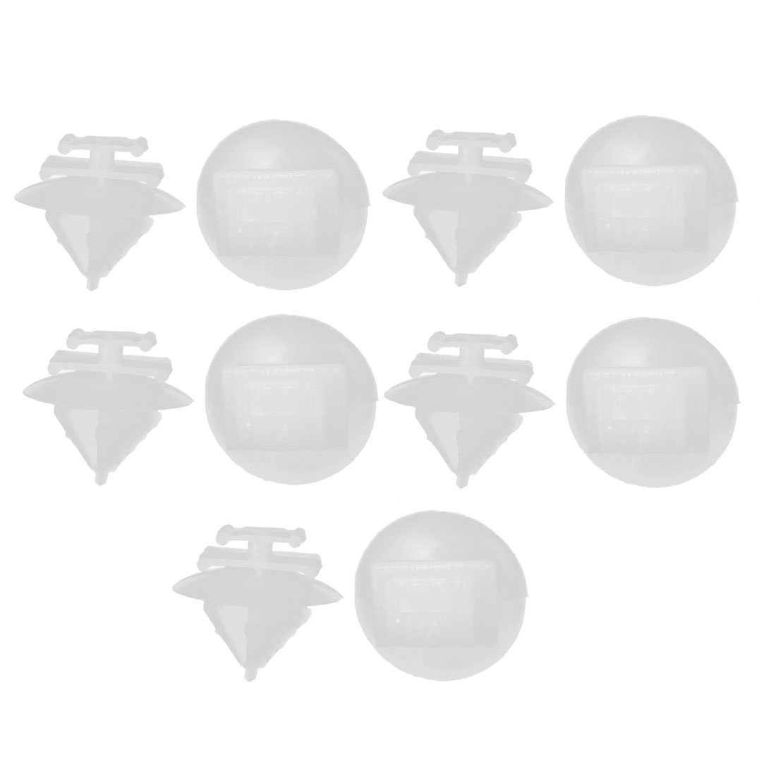 sourcingmap 10x Door Trim Bumpstrip Rub Strip Moulding Clips