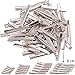 CÉLLOT 50 pcs Lot Alligator Hair Clip Single Prong Pinch Clips Metal Alligator Clips Hair Pin Hairbow Accessory (7.6cm-3inches)