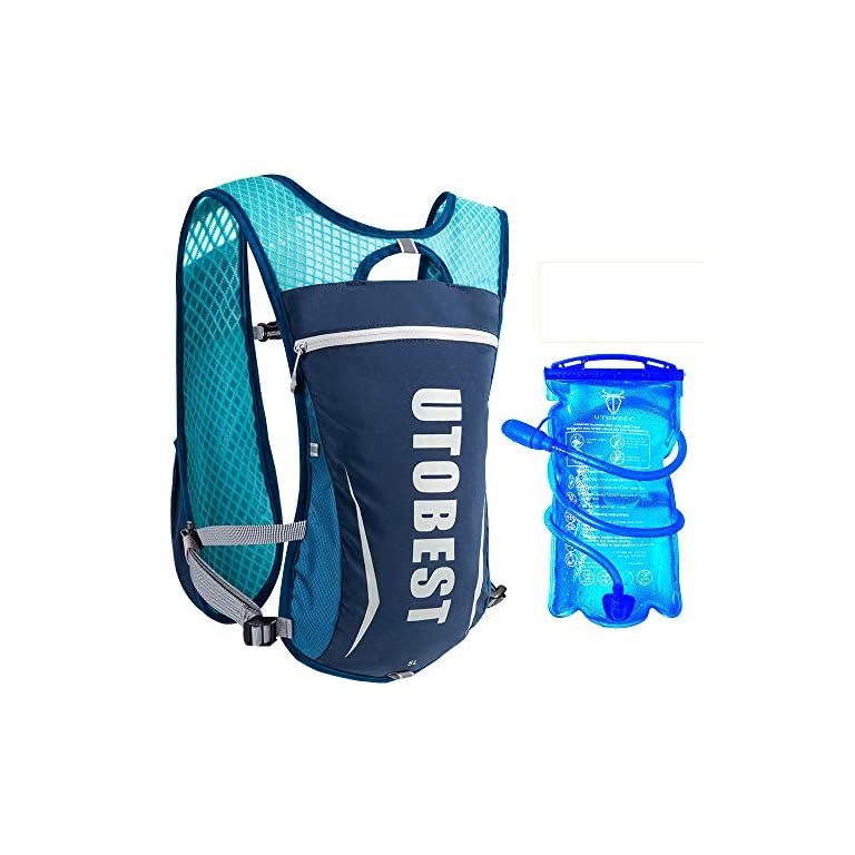 UTOBEST Mochila Running Hidratacion 5L Ligera Chaleco Hidratacion Trail