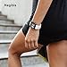 Hagibis Compatible with Fitbit Versa Bands Sport Silicone Replacement Breathable Strap Bands for New Fitbit Versa Smart Fitness Watch (White)