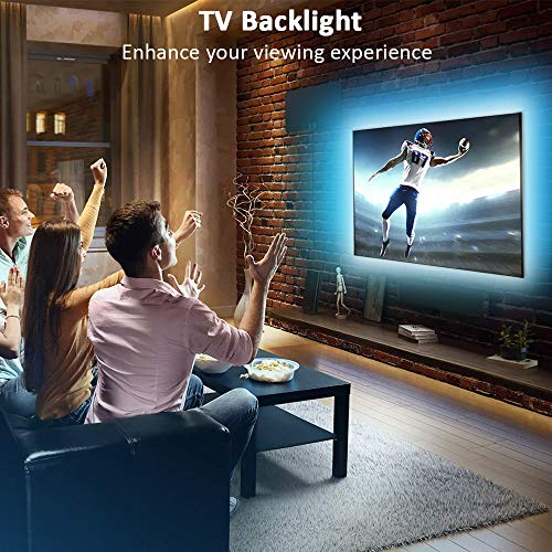TV LED Backlights 9.8FT, Romwish LED Strip Lights with Bluetooth APP