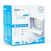 SureFlap DualScan Microchip Cat Door - Door Opening is 4 3/4" H x 5 5/8" W