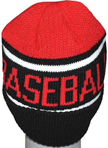 NLBM Mens Beanie Red/Black