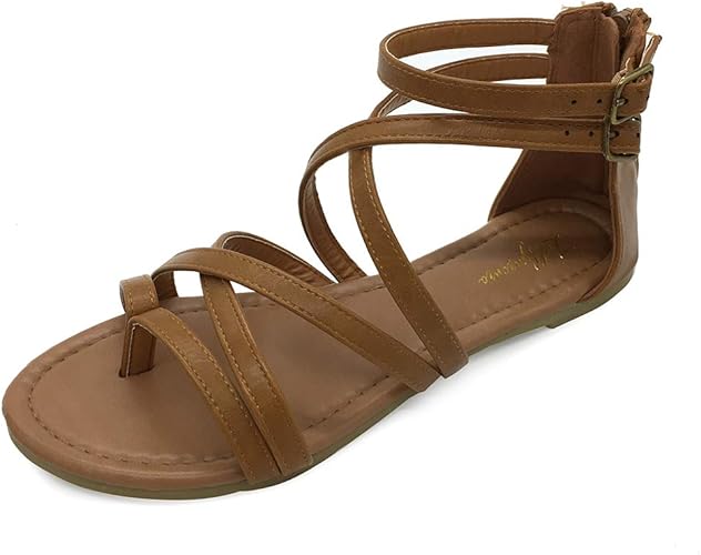 strappy sandals flat
