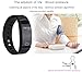 Fitness Tracker, Keoker QS80 Smart Bracelet Heart Rate Monitoring Calories Burned Fitness Tracker Bluetooth Waterproof Sport Wristband for IOS Android