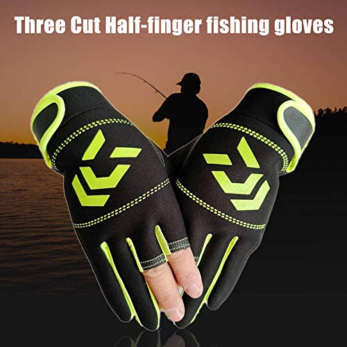 Outdoor-Angelhandschuhe Outdoor Non - Slip Fishing Schutz gegen Stichwunden Männer Drei - Finger Angelhandschuhe Hoch… – Bild 5