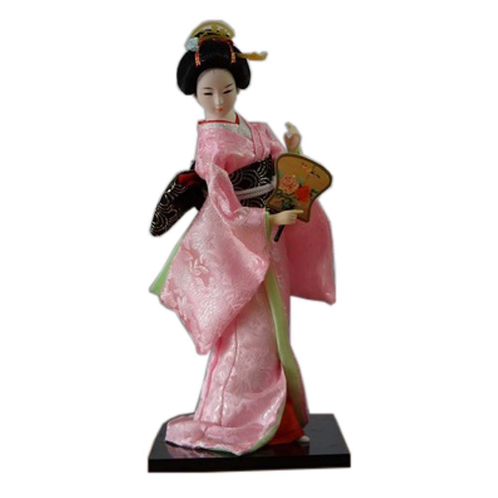 Fancy Pumpkin Japanese Dolls Geisha Girl Geiko Kimono Doll Home Decoration Art Collection, D-14