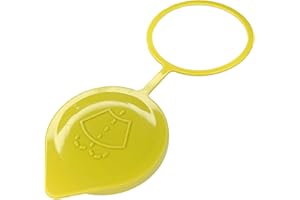 Eponcia Windshield Washer Fluid Cap Wiper Washer Fluid Reservoir Cap Cover Replacement for Subaru, 86615FJ000 Windshield Cleaner Tank Caps for Subaru Crosstrek Forester Impreza WRX Accessories(Yellow)
