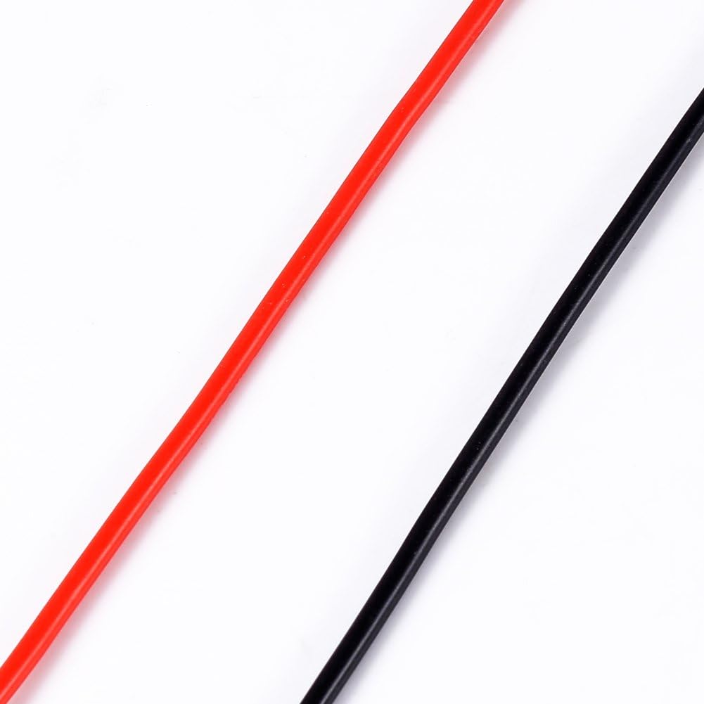 18AWG 5m Flexible Soft Silicone Cable Electronic Tinned Copper Stranded 18 Gauge Wire for RC Models Toy (2.5 Meter Red + 2.5 Meter Black) - Image 3