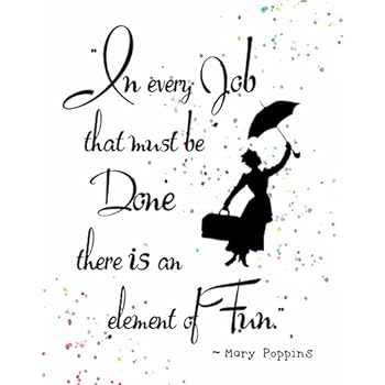 amazoncom artdash pop art print w quote mary poppins