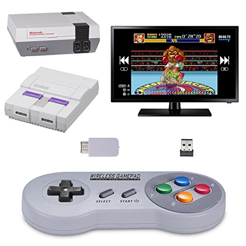 image for Urvoix 2.4G Wireless Rechargeable Joystick Controller Gamapad with Rec