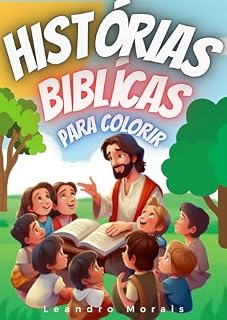 Livro Histórias biblicas para colorir: Este é um livro que além de entreter as crianças, também as ensina quem foram alguns dos homens mais importantes da bíblia.