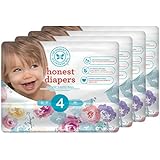Honest Baby Diapers, Rose Blossom, Size 4, 116 Count