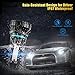 Marsauto H11 Fog Bulbs, H8 H9 Bright Cool White 6000K 6000LM Adjustable Angle for Fog Light, Pack of 2