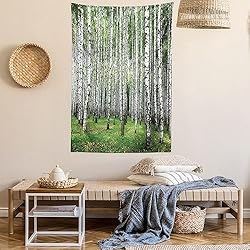 Lunarable Landscape Tapestry Queen Size, Autumn
