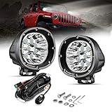 Auxbeam 4 Inch Round LED Offroad Lights 2PCS 90W