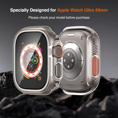 [3+1] LK 3 Pack for Apple Watch Ultra Screen Protector 49mm & Hard PC