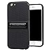 Nicexx iPhone 6/ 6S Case with Kickstand and Dual Layer Protection with Soft TPU & Hard PC Premium Luxury Shock Absorbing Shockproof Cover for iPhone 6/ 6S (Black)