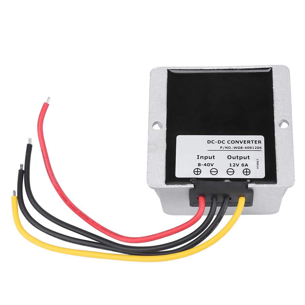 Auto UP/Down Converter Voltage Regulator Transformer Module for Car Vehicle Motor DC8V~40V to 12V 6A 72W