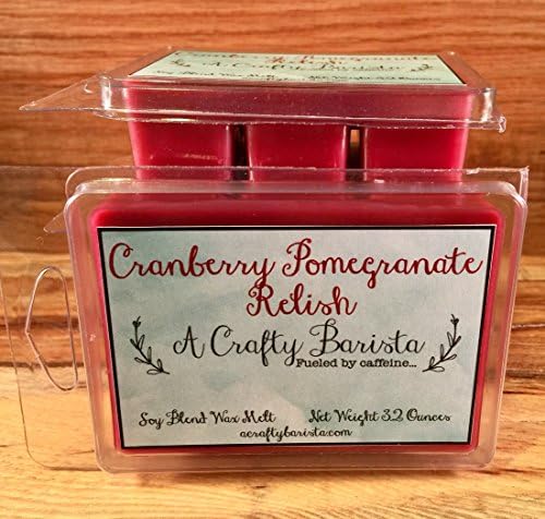 Cranberry Pomegranate Relish Scented Wax Melt Breakaway Cubes, 3.2 Ounces