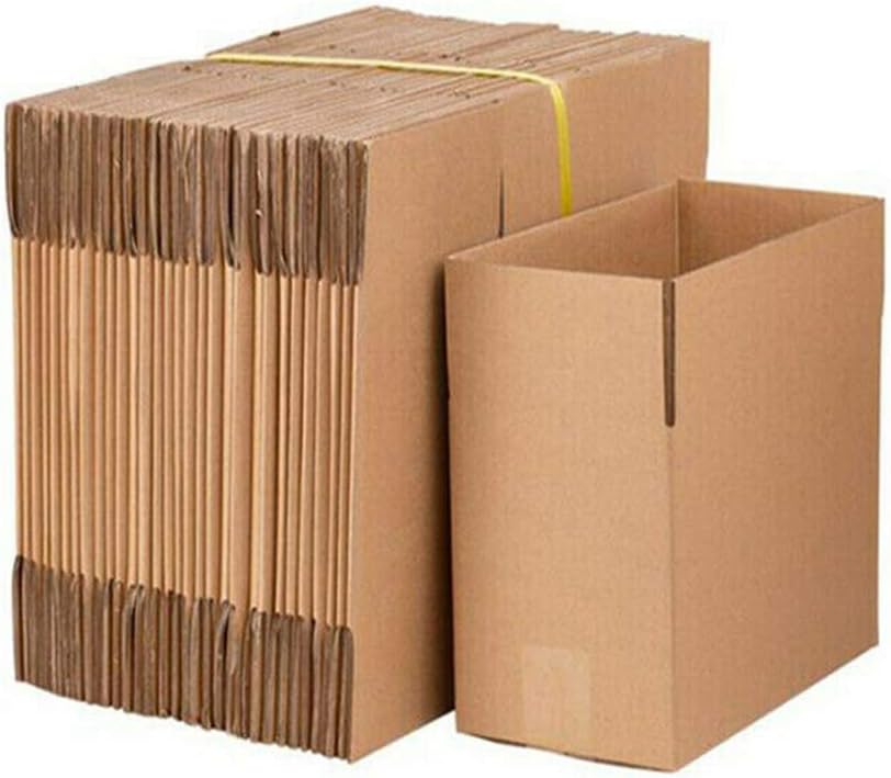 100 Pieces Boxes corrugated Cardboard Box , 6x4x4 Shipping Cartons Mailers