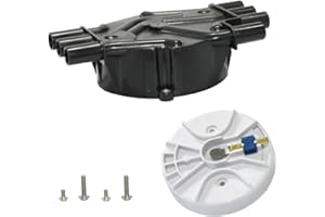 THEBIGDEALS Ignition Distributor Cap and Rotor Kit Compaitble with Chevy CMC 4.3 Vortec 1996-2005 Astro, 1995-2005 Blazer, 1995-2004 S10, 1999-2006 Silverado, 1995-2001 Jimmy with Replace OE # D328A 10452458 D465