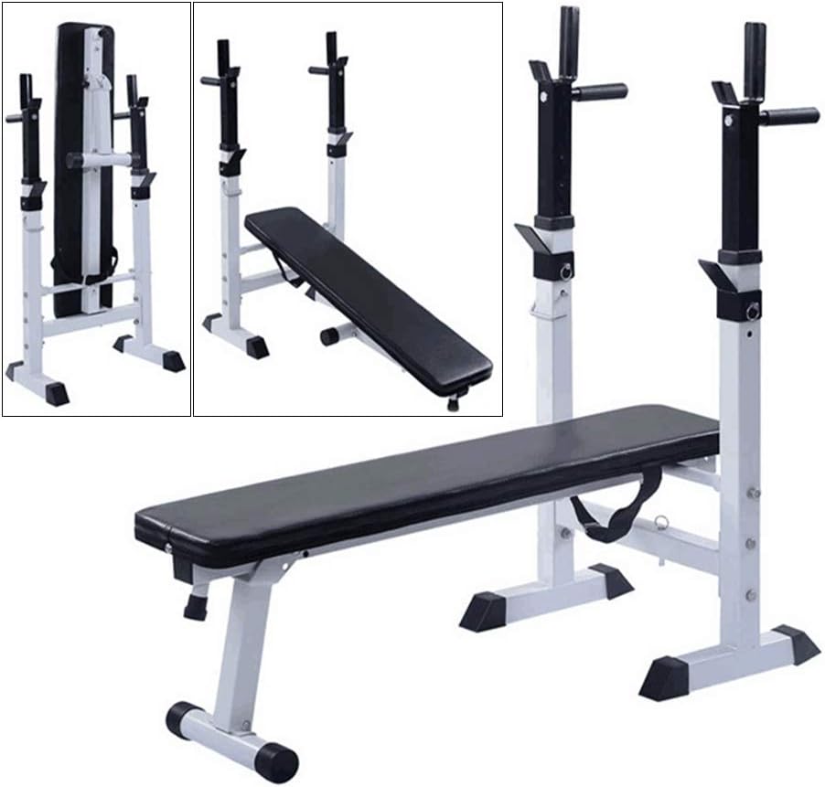 RYSB Weight bench with weights and bar 