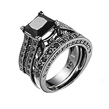 Vintage Rings ODGear 2-in-1 Girls Black Diamond