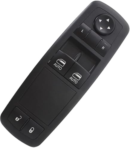 Obaee Passenger Side Power Window Switch - Compatible With 2013-2019 Ram 1500/2500/3500/4500/5500 (Replaces 68212782AA)