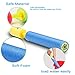 Creatck Water Gun, 4 Pack Water Guns for Kids Soft Foam Water Blaster Summer Pool Toys for Child Adults - Family Game Expert (Ramdon Color Handle)