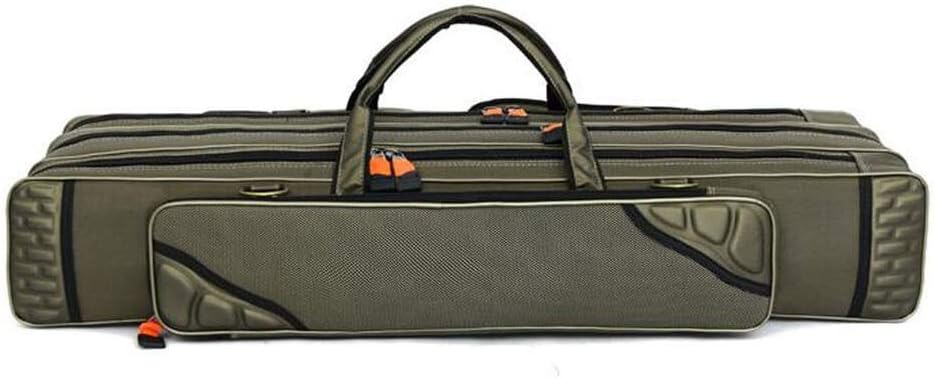 LiteXim Waterproof Fishing Bag Large Capacity Triple Layer Fishing Rod Tackle Bag