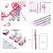 JeVenis Set of 5 Unicorn Pens Unicorn Pen Set Unicorn Ballpoint Pens Unicorn Pencil Pouch Bags for Party Office Gift