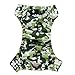 Ohbabyka Baby Cloth Training Pants,Baby Diapers Waterproof Pants 4PCS, 1pc Single Zipper Wet Bag