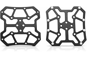 Universal Clipless Pedal Platform Adapter, Lightweight Durable Design for SPD Compatible Cycling Systems, Versatile Bike Adap