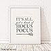 Hocus Pocus Halloween Art Print - Unframed 11x14 Print -