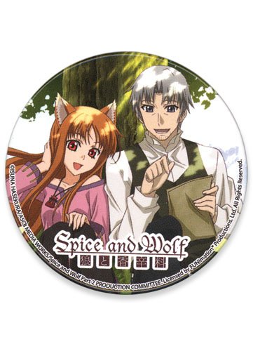 Great Eastern Entertainment Spice & Wolf Couple Button
