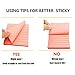 Sticky Notes with Lines 3 Inch X 3 Inch 5 Assorted Bright Color Lined Self-Stick Notes, 80 Sheet / Pad 12 Pad / Pack Easy Post Individual Package