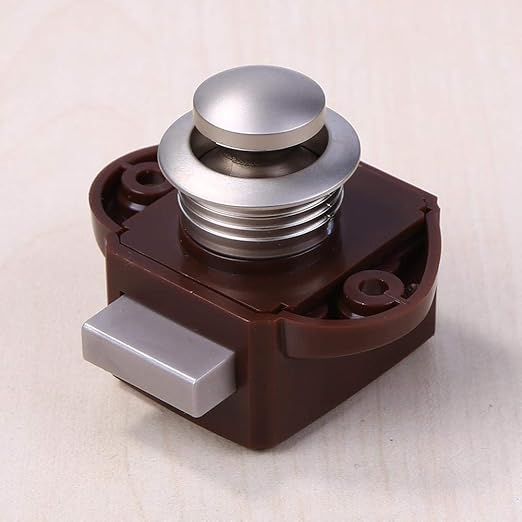 White Seawang Camper Car Push Lock Rv Caravan Boat Motor Home