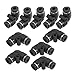 uxcell 10 Pcs Air Pneumatic 4mm to 4mm L Shaped Push in Elbow Connector Fittings
