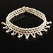 Bridal Charm Beaded Flex Choker (Light Cream)