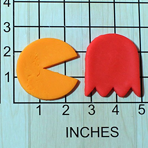 PAC-Man Set Fondant Cookie Cutter #1602 - Thumbnail 2