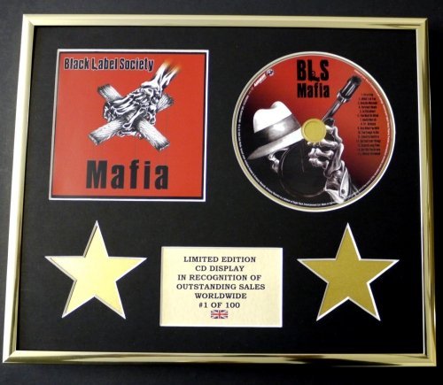 BLACK LABEL SOCIETY/CD DISPLAY/LIMITED EDITION/COA/MAFIA