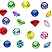 HEHALI 288 Pieces Pirate Toys Gold Coins and Pirate Gems Jewelery Playset, Treasure for Pirate Party (144 Coins+144 Gems)