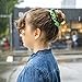 Scrunchies for Hair (8-Pack) | Kids Love These Cute Designed Hair Scrunchies! | A Huge Variety of Scrunchie Colors in this Velvet Scrunchies Pack! | These Hair Scrunchies are Perfect for Thick Hair