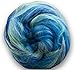 4 oz Paradise Fibers Soft & Silky Constellation Range Aquarius - 70% 23 Micron Solid Color Merino Wool and 30% Bleached Tussah Silk Blend