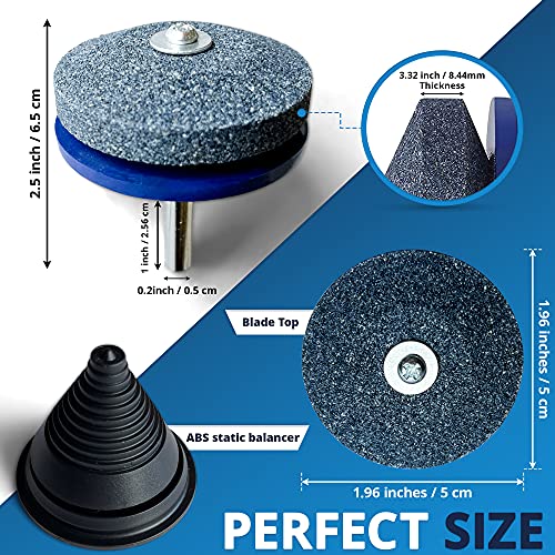 NC Lawn Mower Blade Sharpener for Many Types of Blades, 4 Blade