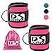 Doestyle Ankle Straps, Adjustable Fit Ankle Cuff Straps, Maximize Cable Machine Workouts with Durable Cuffs for Ab, Leg & Butt Weights Exercises, Fitness Equipment for Men & Women (Pack of 2, Rose)